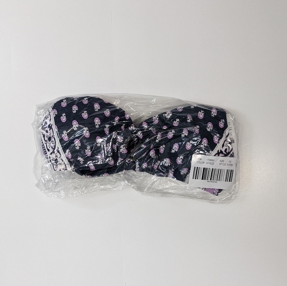 NIP J.Crew Ring Halter 'Best Buds' 2 Piece Bikini, Midnight Blockprint - Picture 7 of 7